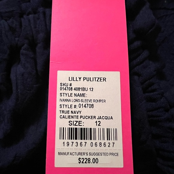 Lilly Pulitzer Ivanna Long Sleeve Romper - Picture 4 of 9